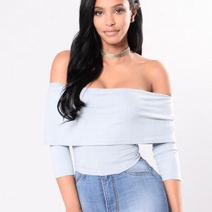 Off the shoulder top